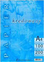 Papier kredowy A4/100 200g Kreska